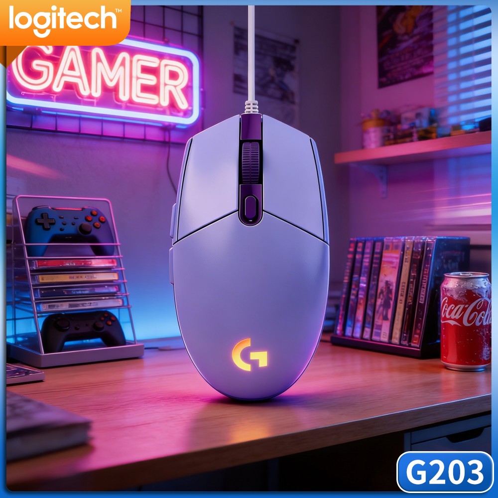 Logitech G203 Wired Gaming Mou - огляд і ціна Logitech Mouse G203