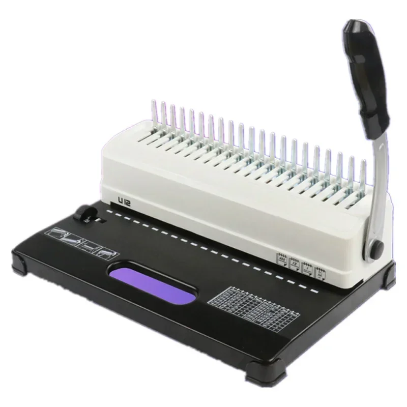 U12 comb binding machine manua - огляд і ціна Binding Machine Comb