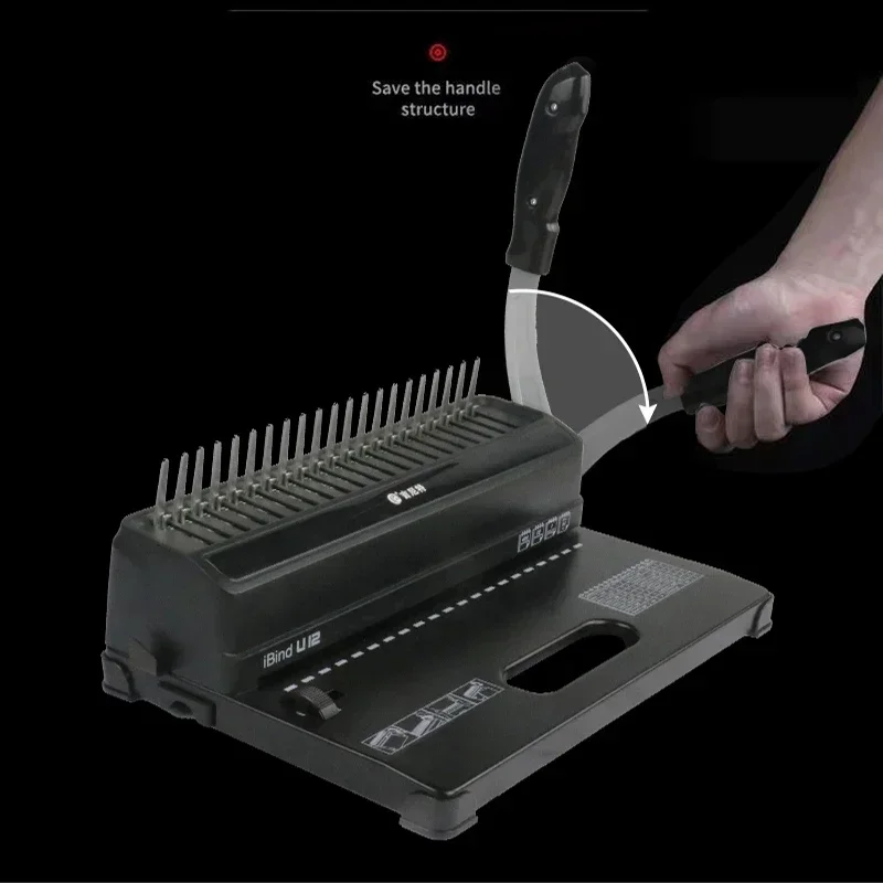 U12 comb binding machine manua - огляд і ціна Binding Machine Comb
